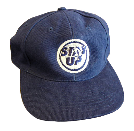 blue stay up cap