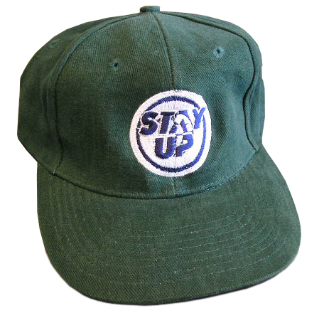 green stay up cap